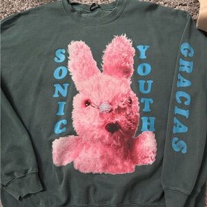 Sonic Youth Gracias Green Sweatshirt